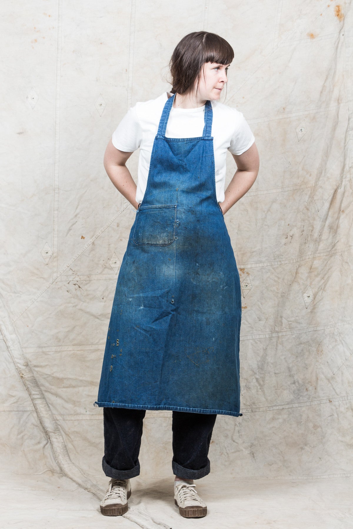 Vintage Denim Apron #1