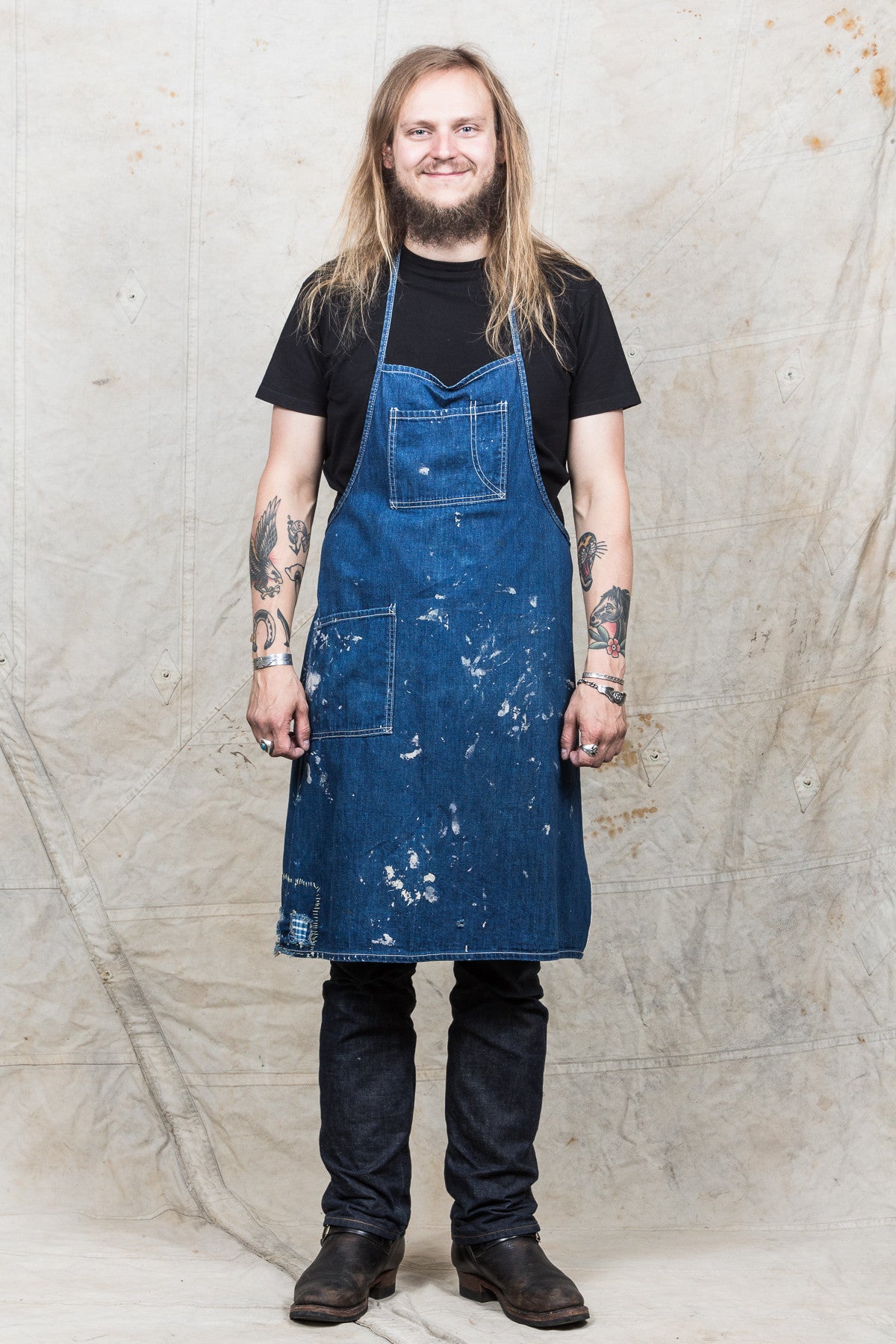 Vintage Denim Apron #2