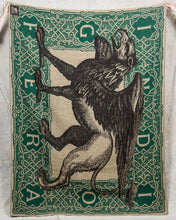 Indigofera Pure Wool Blanket Gryphon Logo