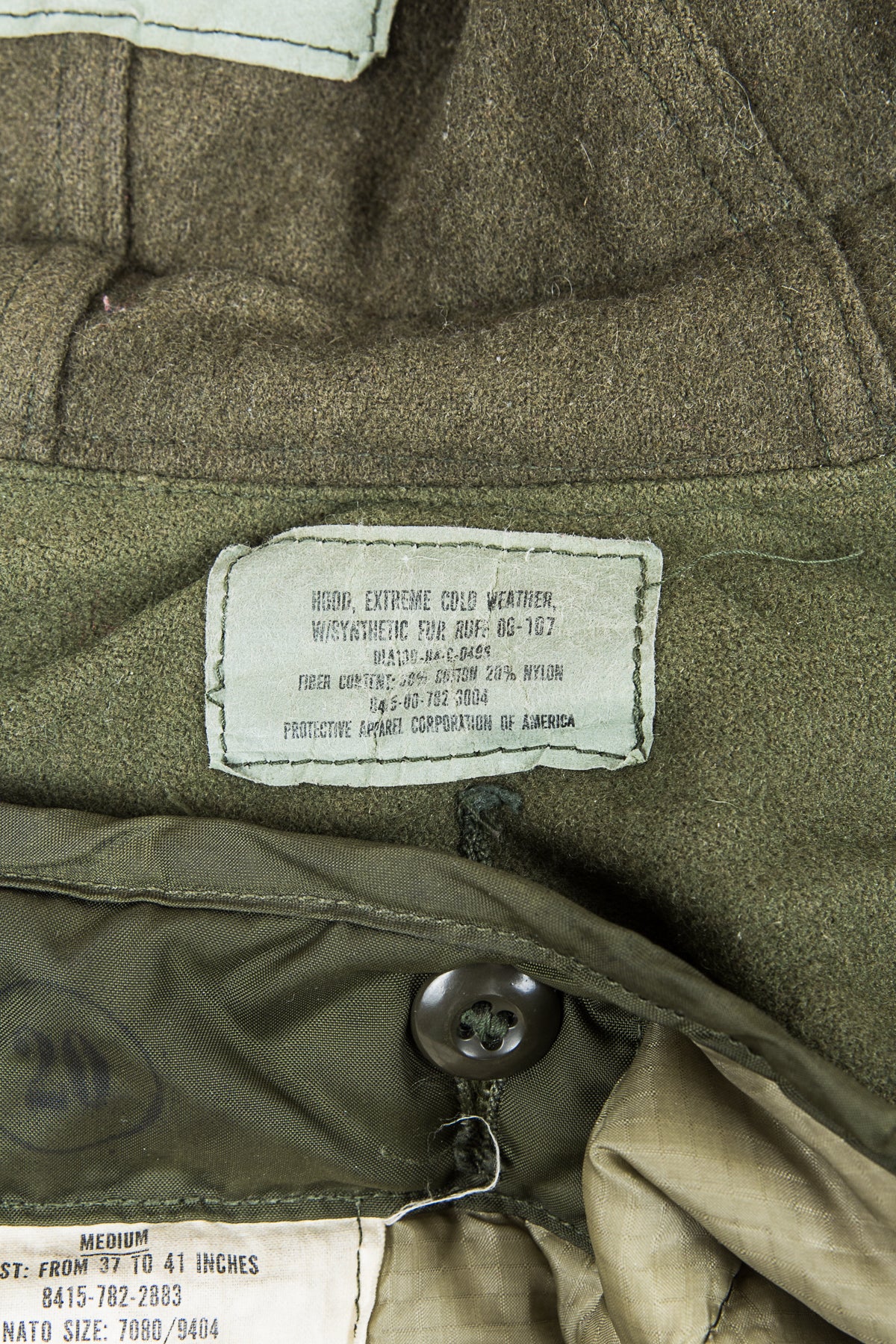 Vintage 1974 M-65 Fish Tail Parka Olive Medium - Regular