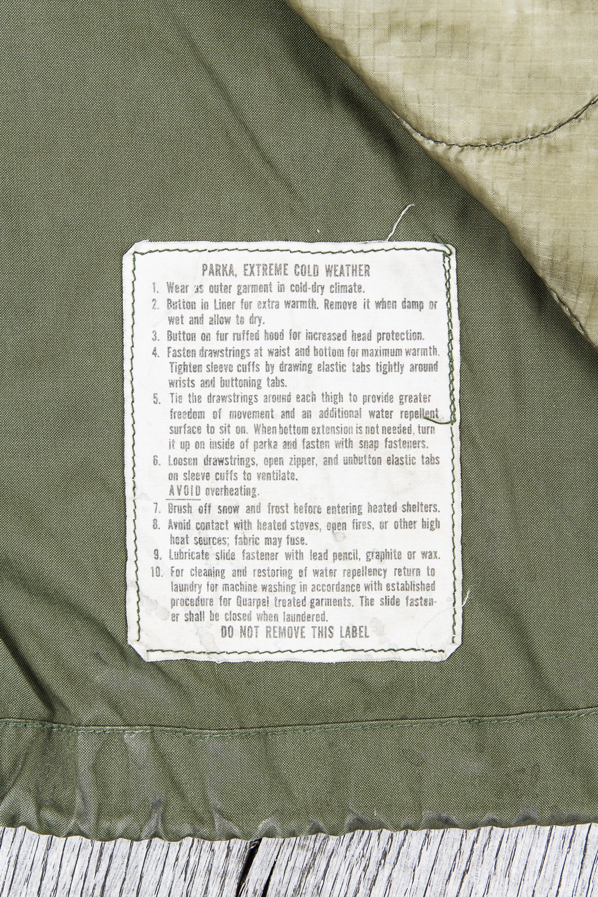 Vintage 1974 M-65 Fish Tail Parka Olive Medium - Regular