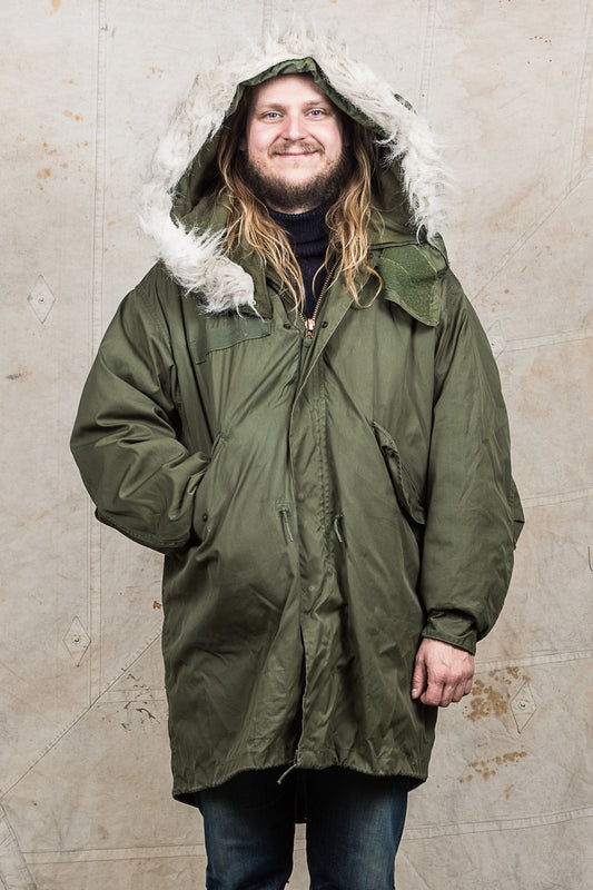 Vintage 1974 M-65 Fish Tail Parka Olive Medium - Regular