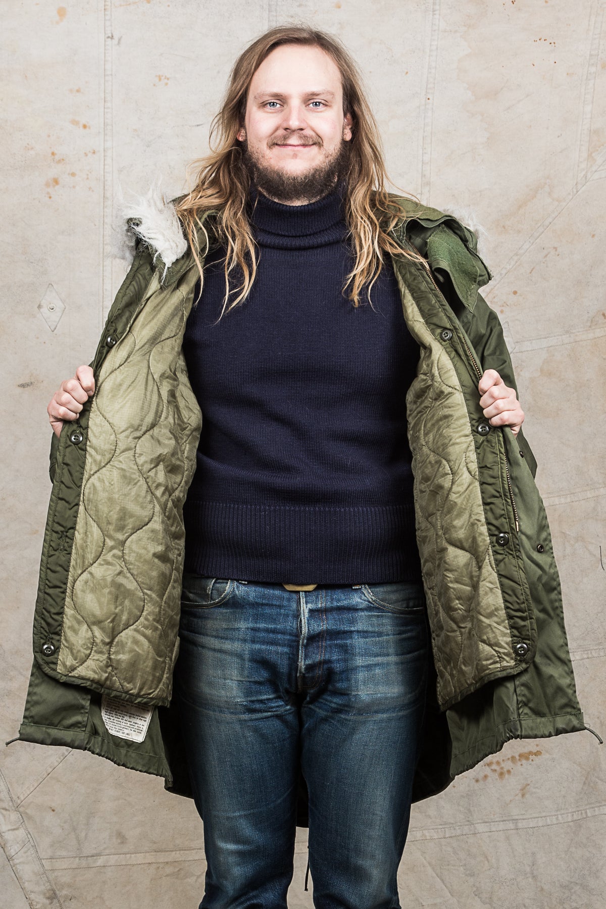 Vintage 1974 M-65 Fish Tail Parka Olive Medium - Regular