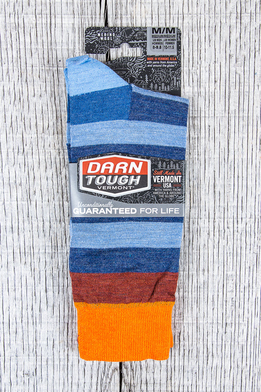 Darn Tough Wool Socks Warlock Crew Light Denim / Vapor