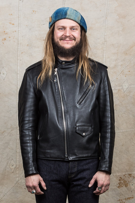 Second Hand Schott Perfecto Hybrid Cafe Racer Leather Motorcycle Jacket