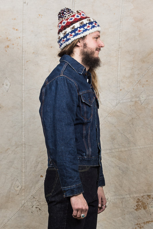 Original Vintage Levi's 70505 Big E Blanket Lined Jacket