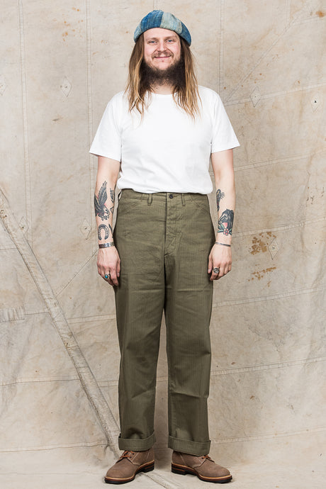 Buzz Rickson's US Navy N3 HBT Twill Trousers