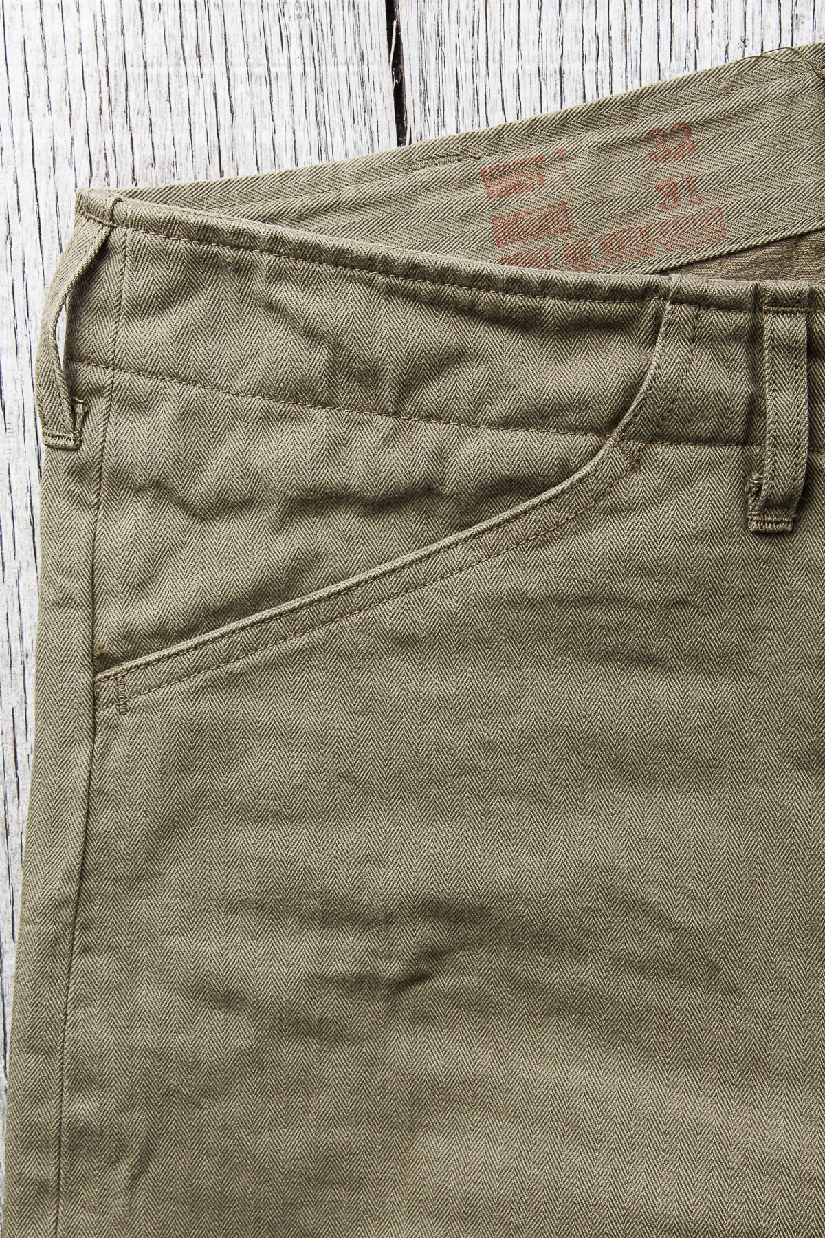 Buzz Rickson's US Navy N3 HBT Twill Trousers