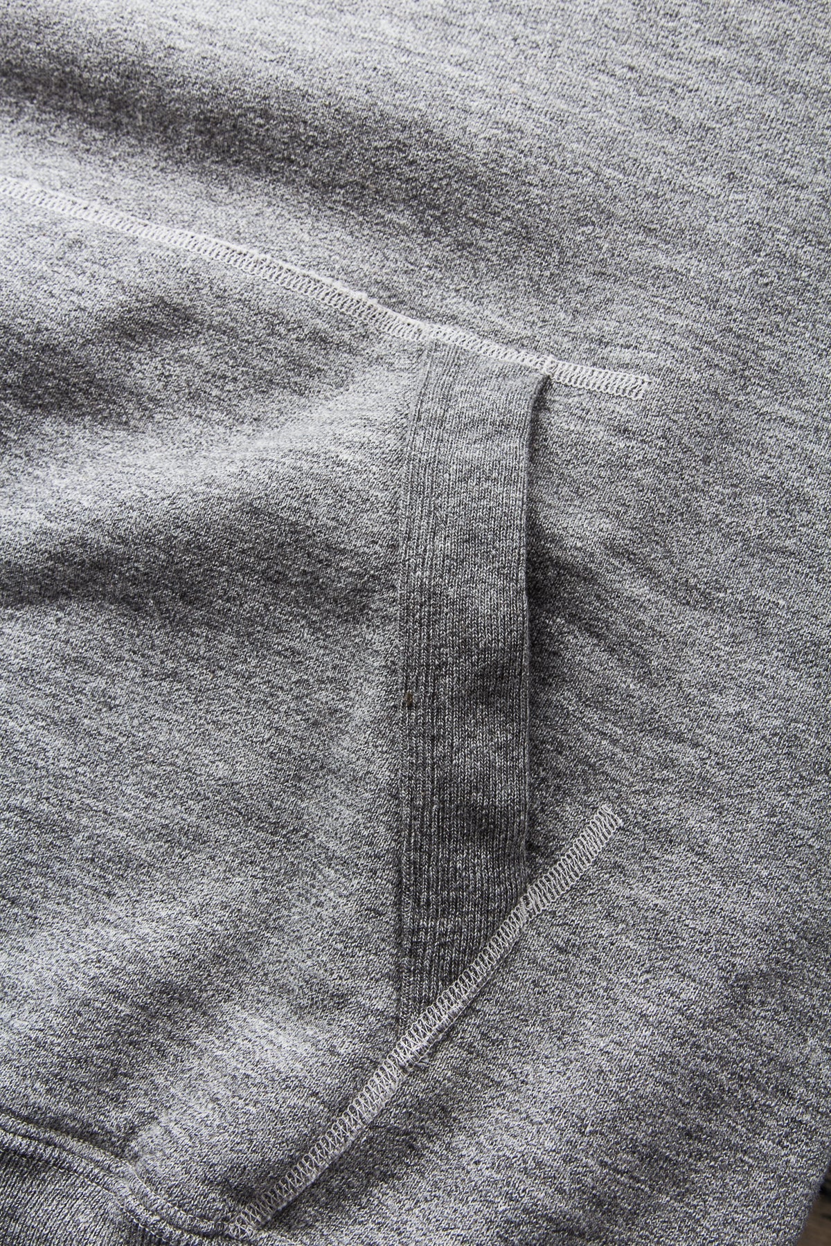 Buzz Rickson's Loopwheel Hoodie 4-Needle Grey