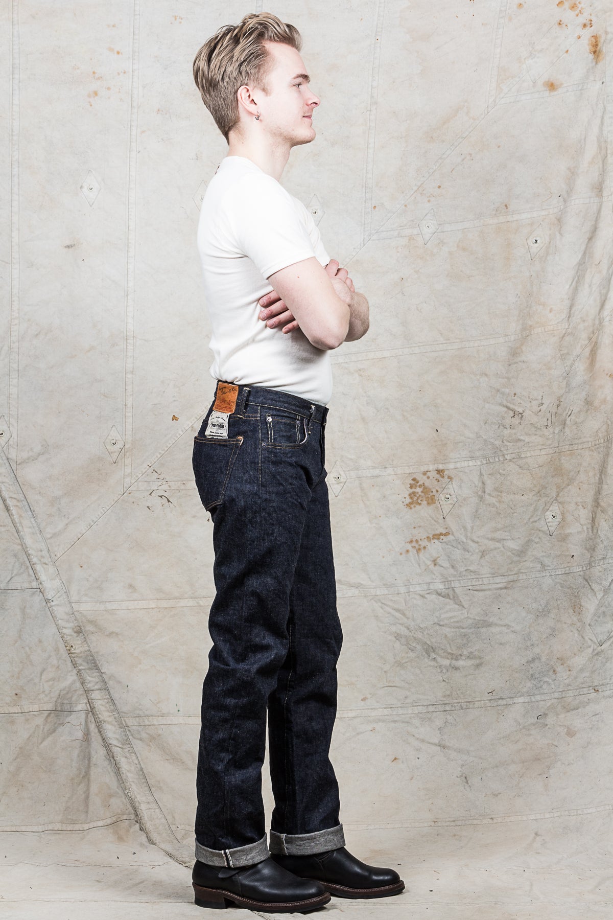 Burgus Plus & Co. 955-xx Natural Indigo Selvedge Denim Jeans