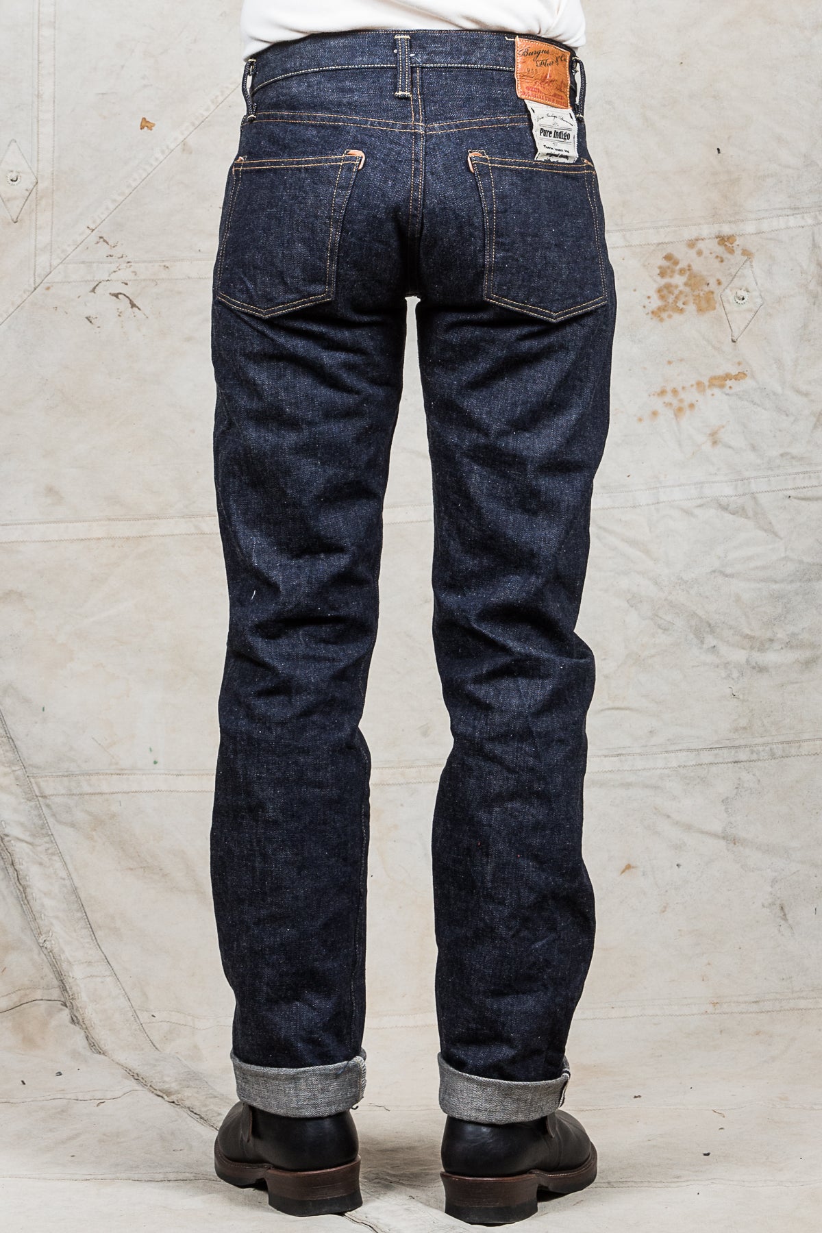 Burgus Plus & Co. 955-xx Natural Indigo Selvedge Denim Jeans