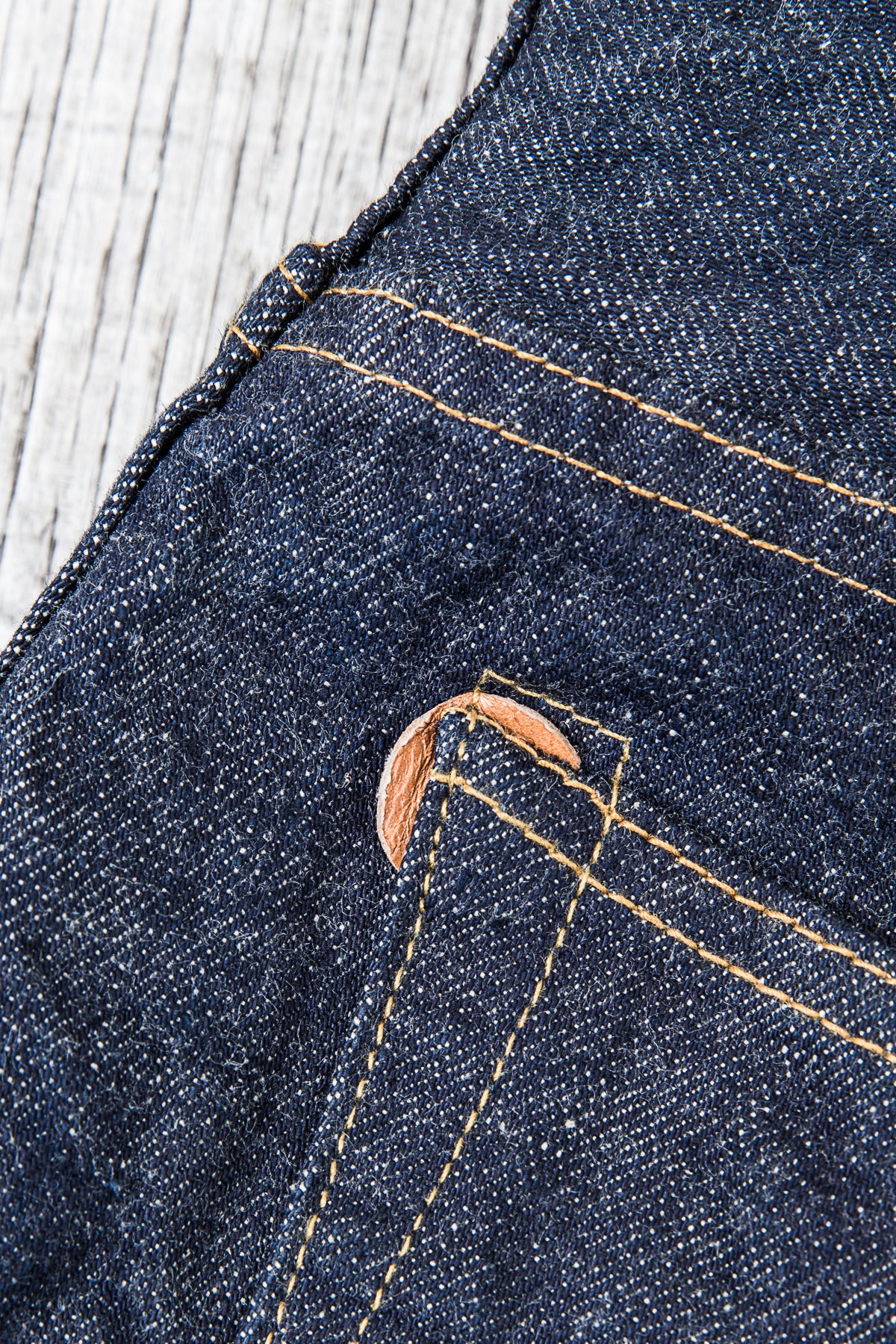 Burgus Plus & Co. 955-xx Natural Indigo Selvedge Denim Jeans