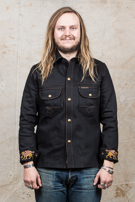 Indigofera Fargo Shirt LTD Gunpowder Ten Years Anniversary