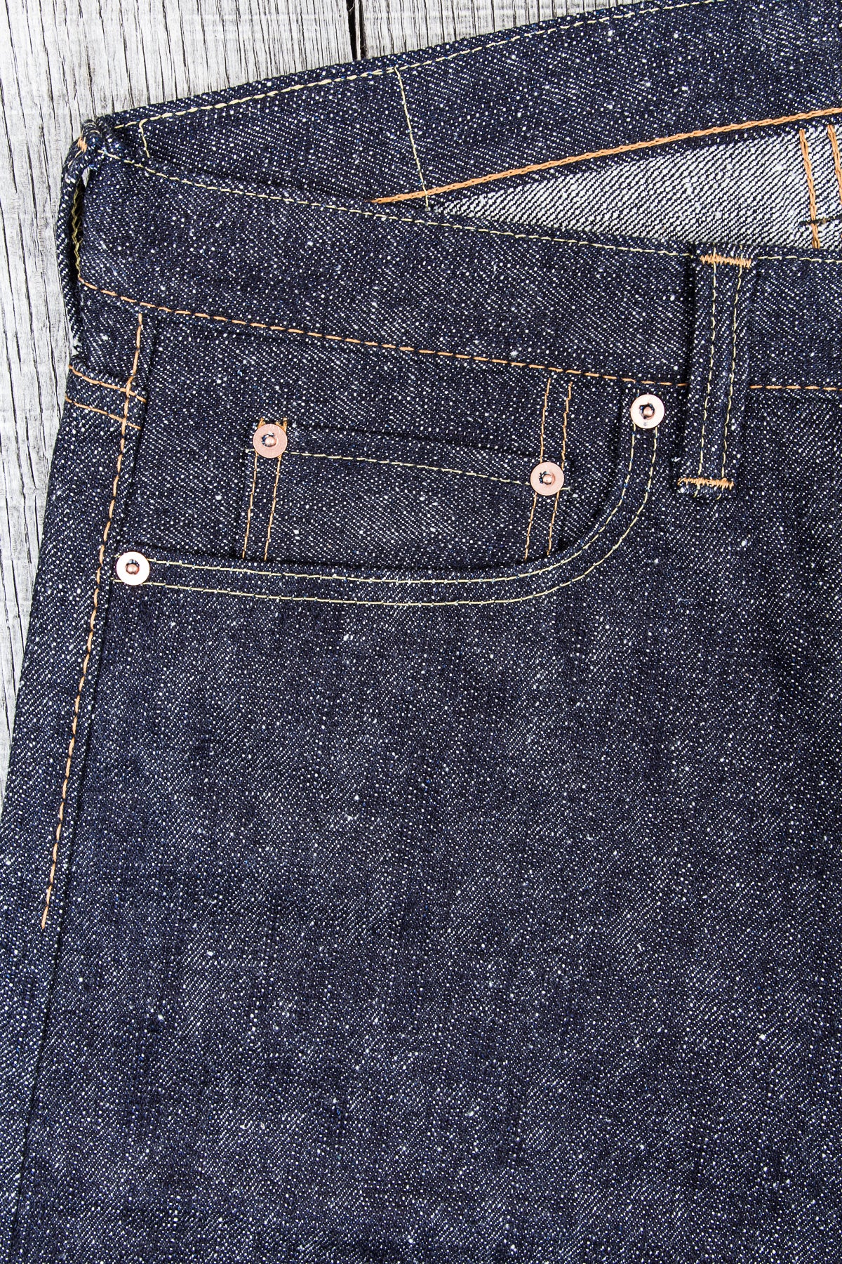 Pure Blue Japan SN-003 16oz Snow Denim Regular Straight Raw Indigo Jeans