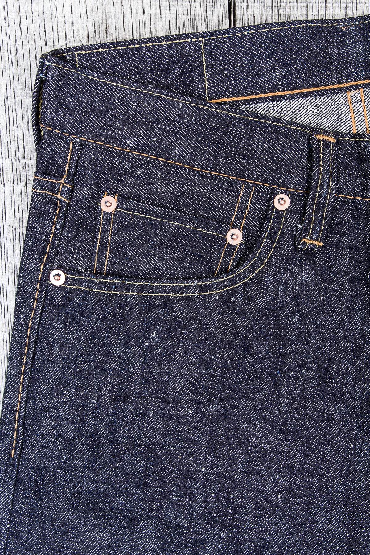 Pure Blue Japan SN-019 16oz Snow Denim Relaxed Tapered Raw Indigo Jeans