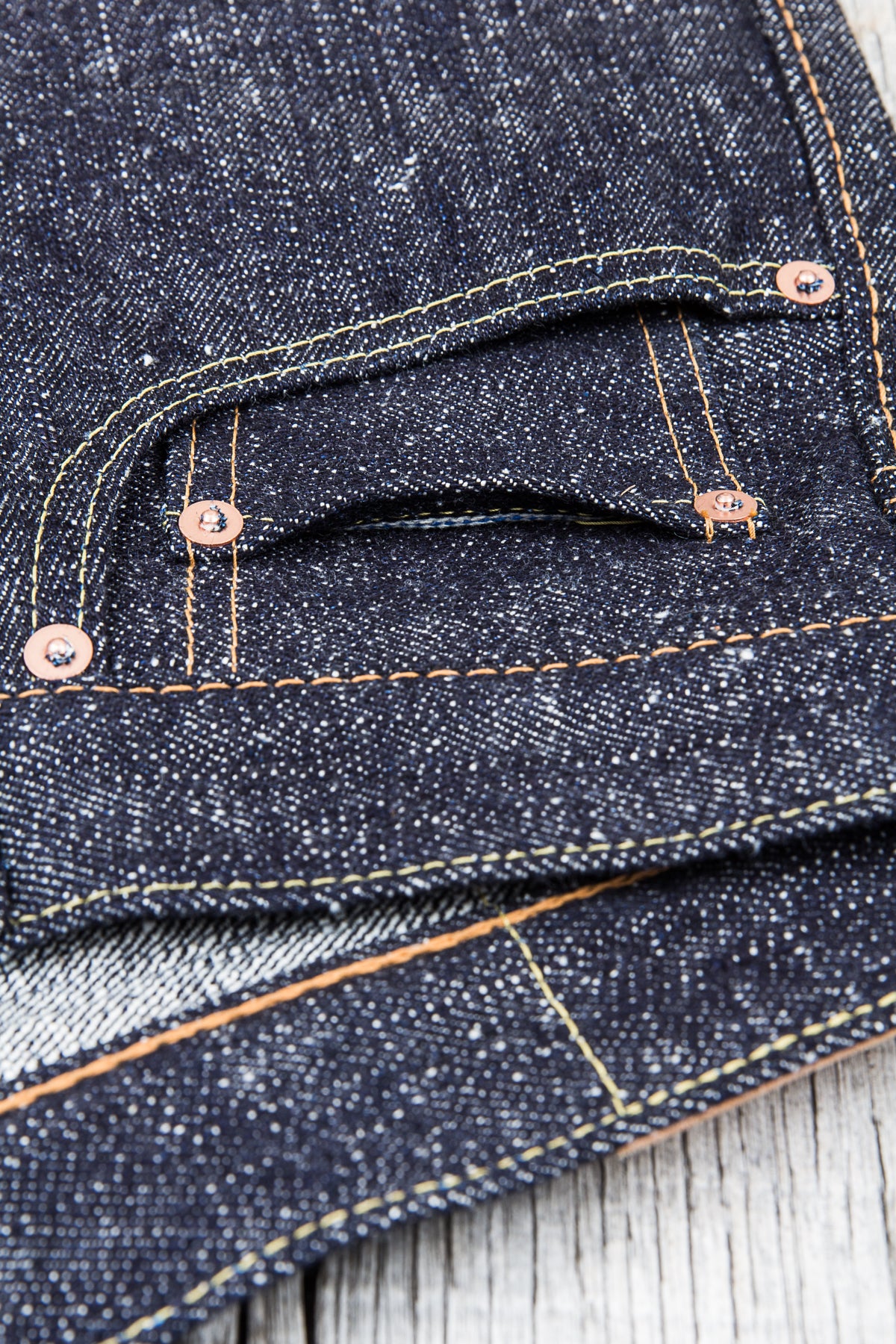 Pure Blue Japan SN-019 16oz Snow Denim Relaxed Tapered Raw Indigo Jeans
