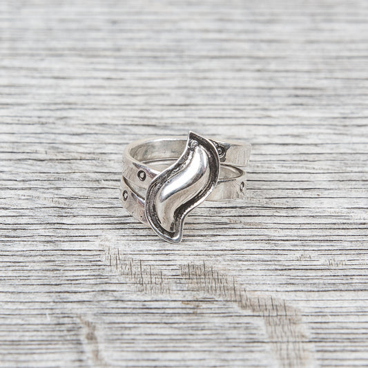 Tenable Crafts Wrap Around Silver Ring #112