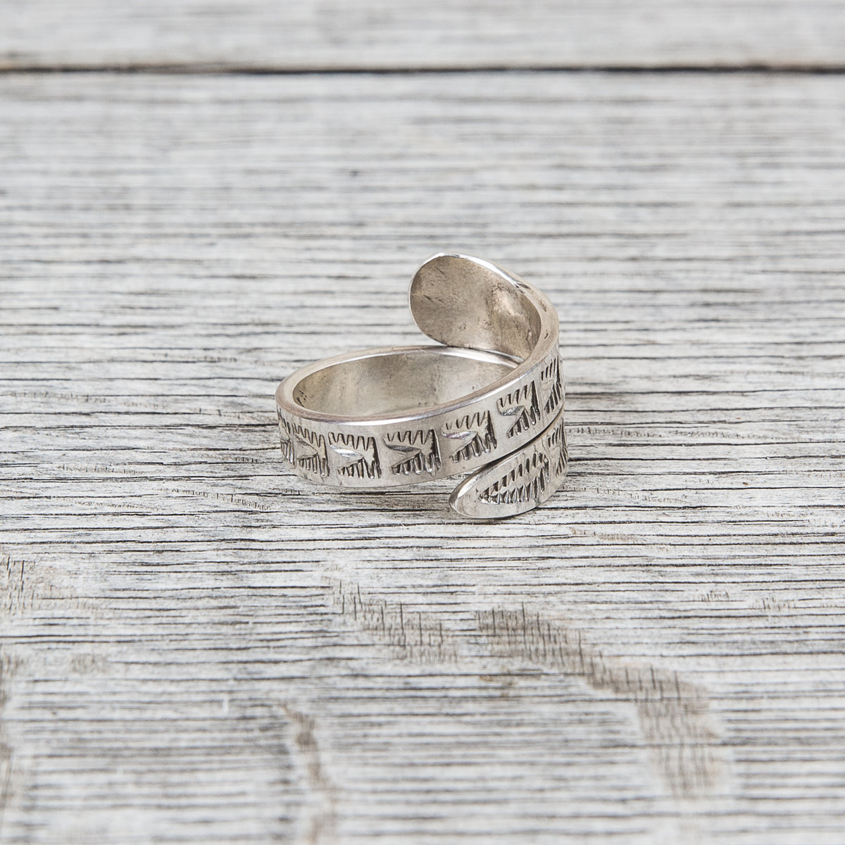 Tenable Crafts Snake Silver Ring #104