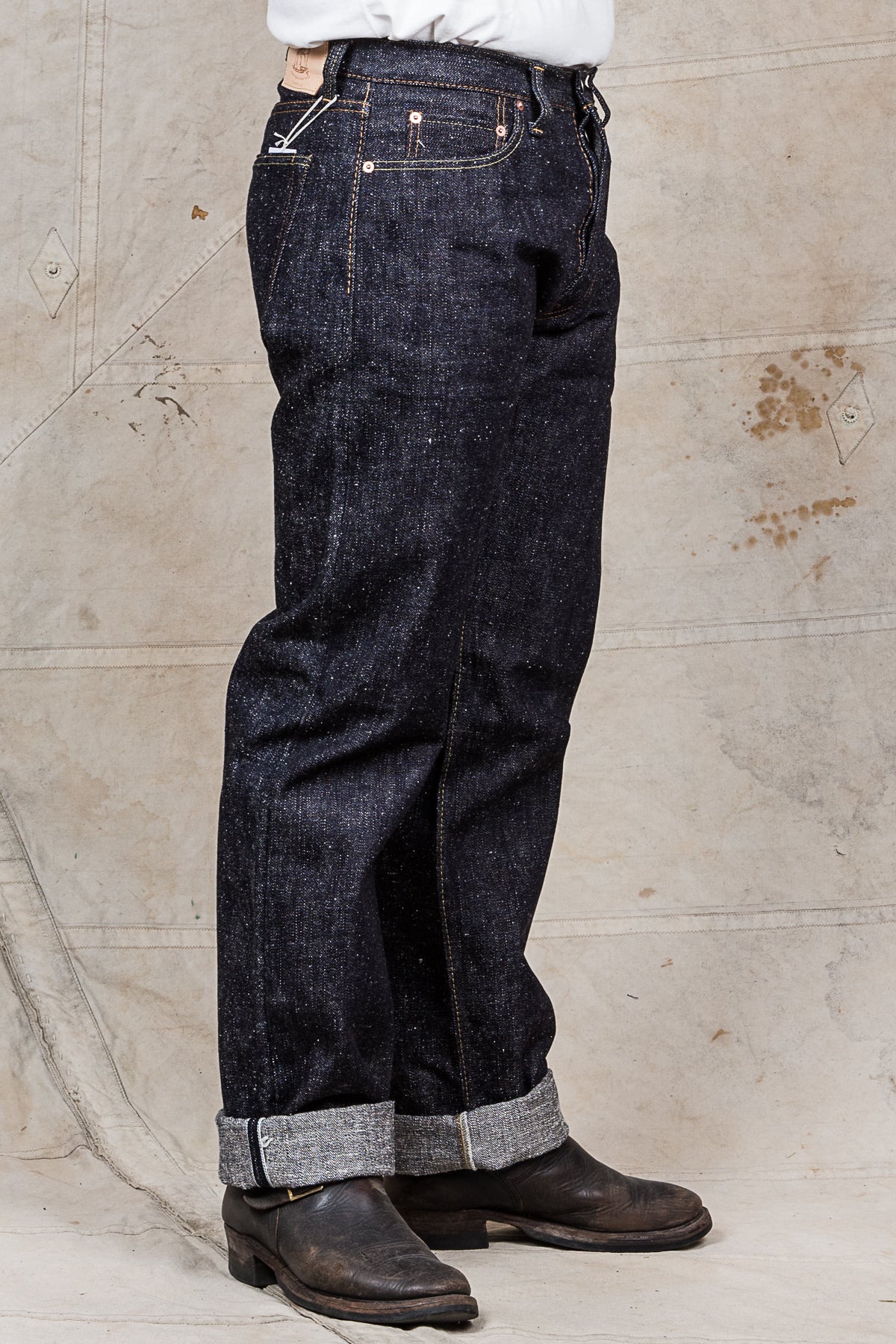 Pure Blue Japan SN-003 16oz Snow Denim Regular Straight Raw Indigo Jeans