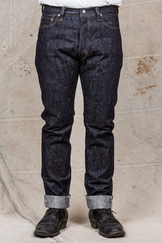 Pure Blue Japan SN-019 16oz Snow Denim Relaxed Tapered Raw Indigo Jeans