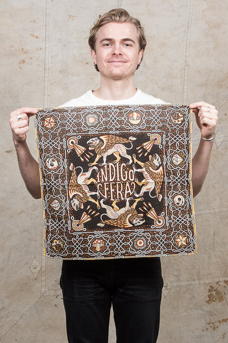 Indigofera Gryhon Rope Bandana 1