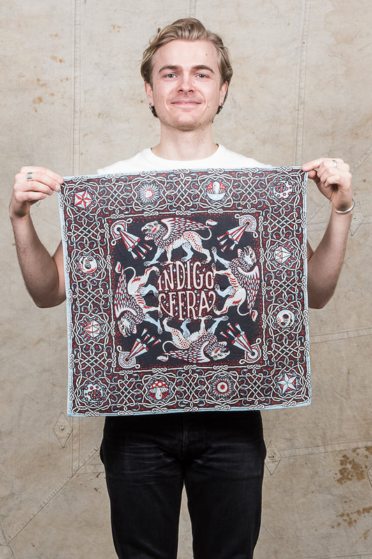 Indigofera Gryhon Rope Bandana 2