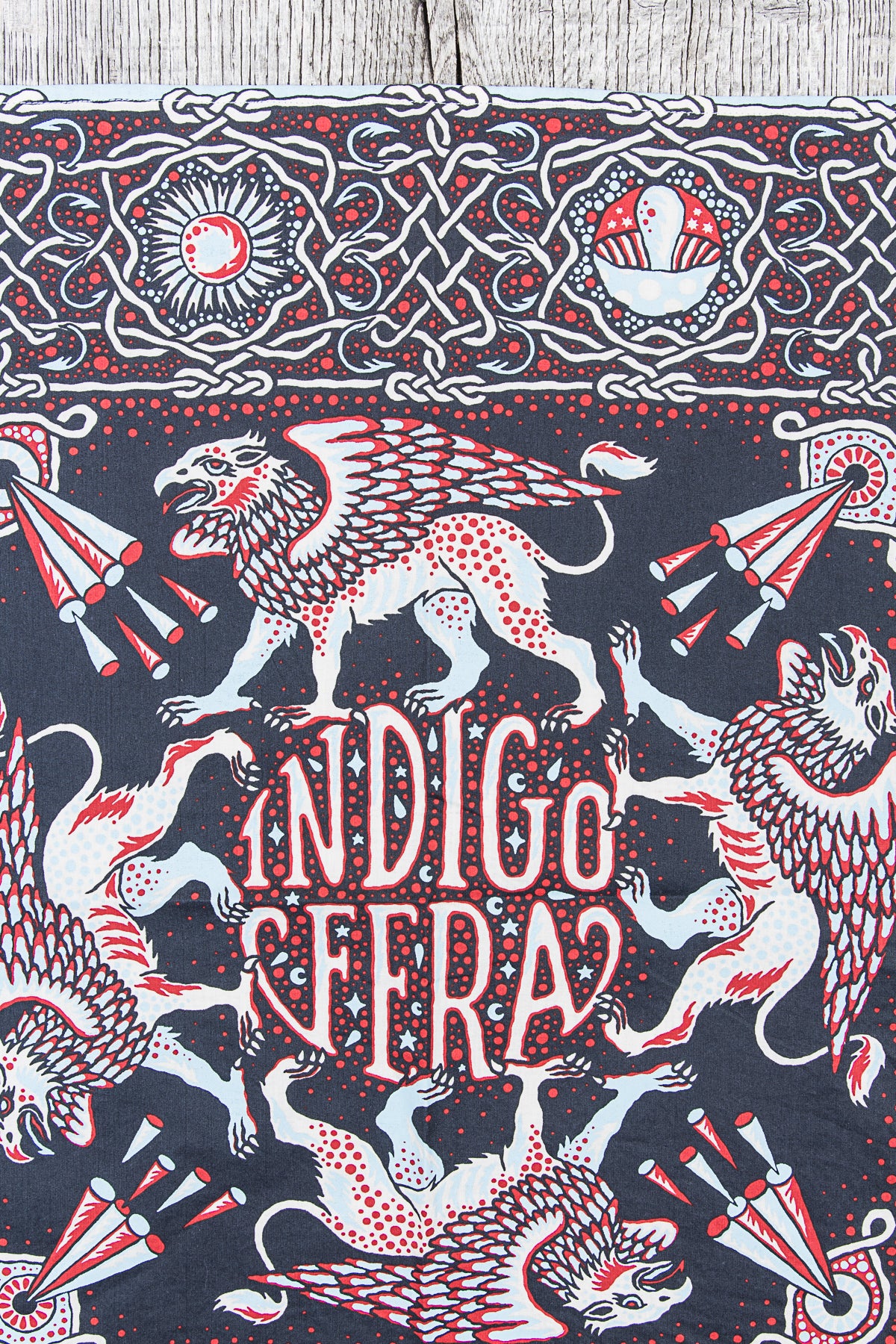 Indigofera Gryhon Rope Bandana 2