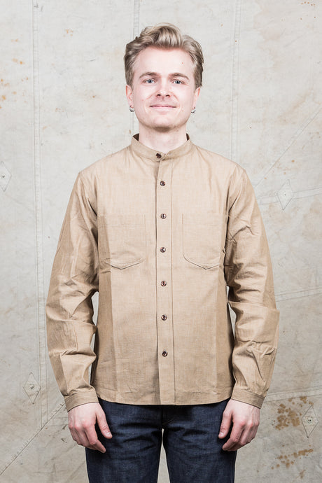 Indigofera Muir Shirt Beige Chambray