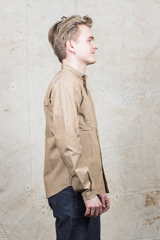 Indigofera Muir Shirt Beige Chambray