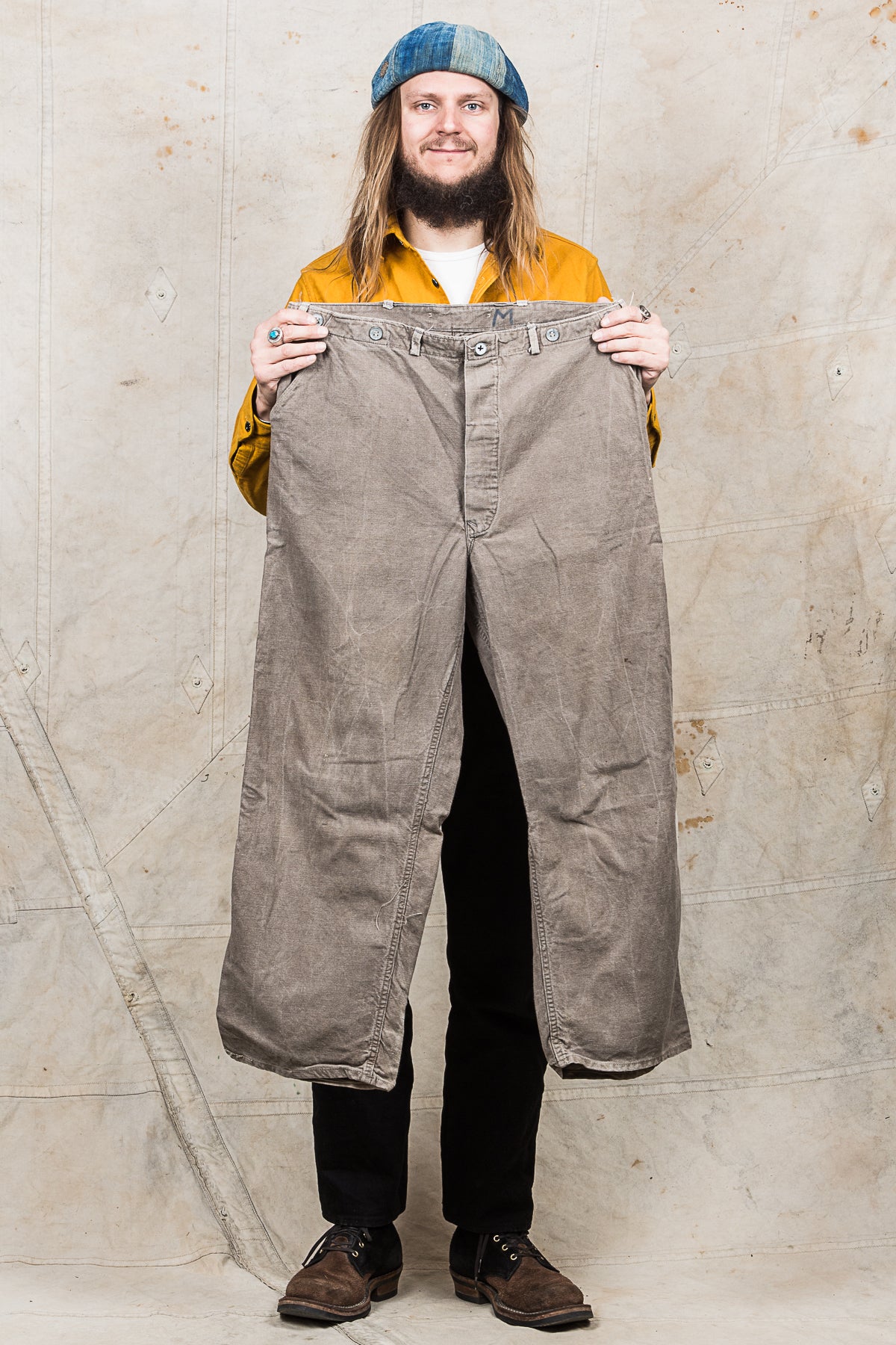 Vintage 1940s / 50s Swedish Army Pants "Grötbyxor" No. 7