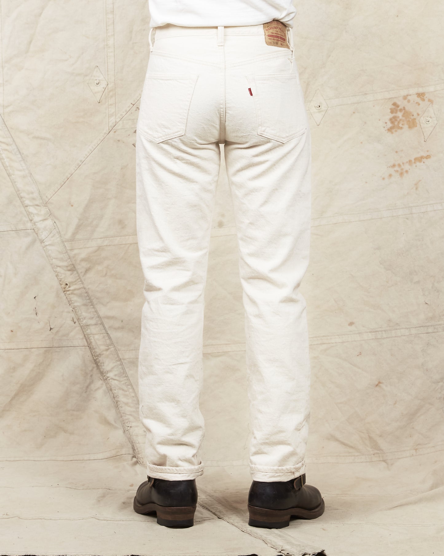 Warehouse & Co Lot 800xx Jeans One Wash Ecru