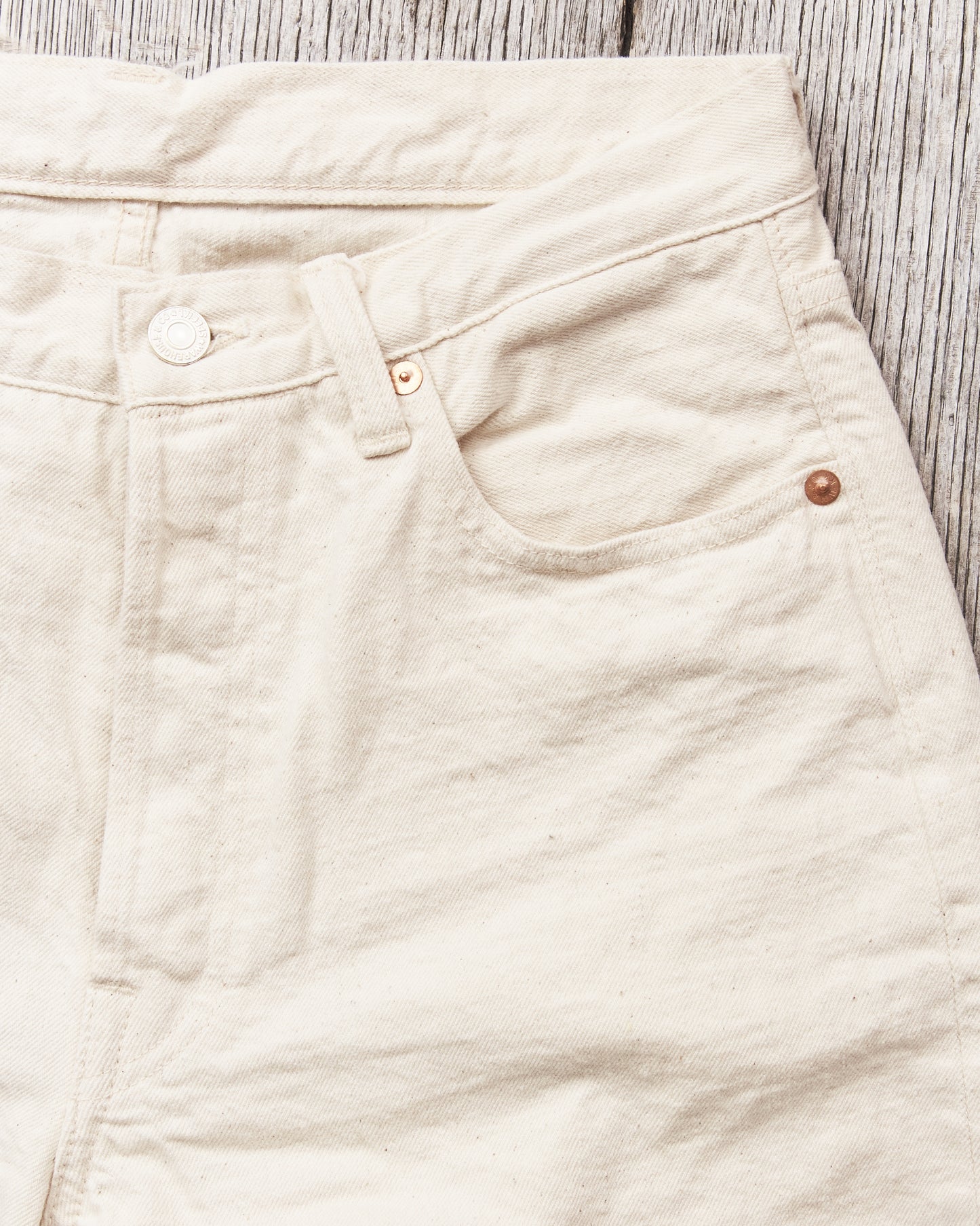 Warehouse & Co Lot 800xx Jeans One Wash Ecru