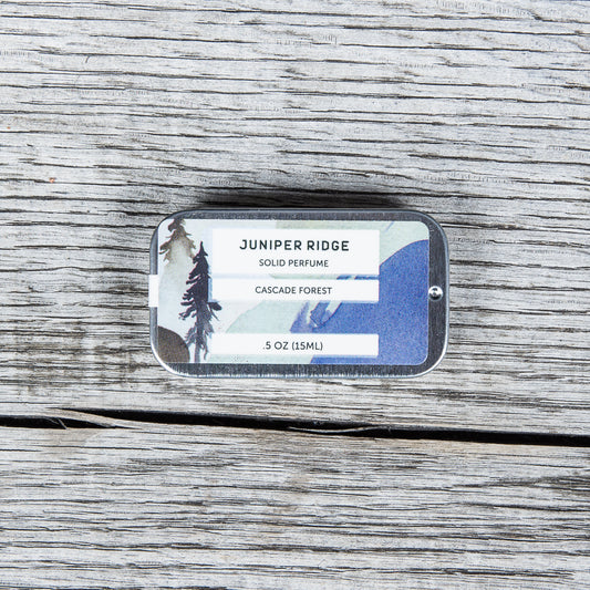Juniper Ridge Organic Solid Perfume Cascade Forest 5oz