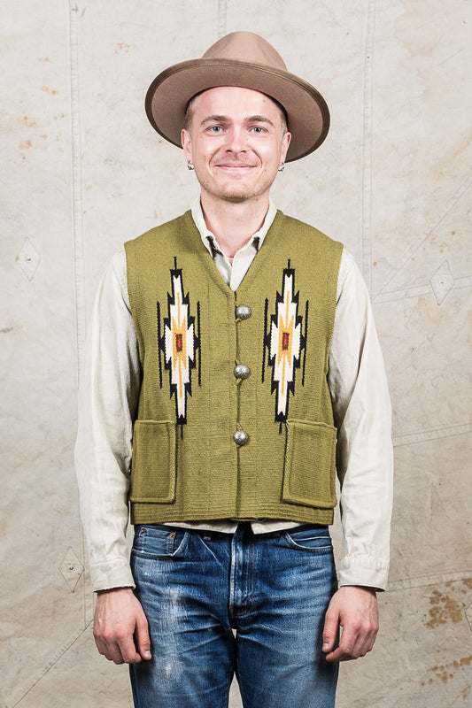Vintage John R. Trujillo's Weaving House Chimayo Vest