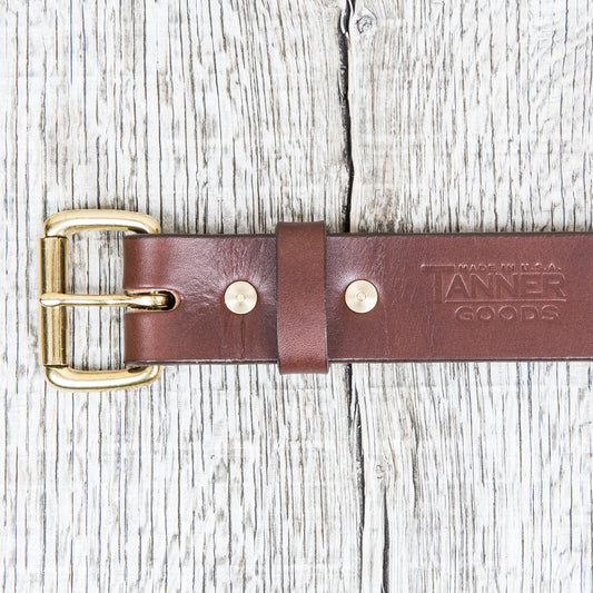 Tanner Goods Standard Belt Cognac