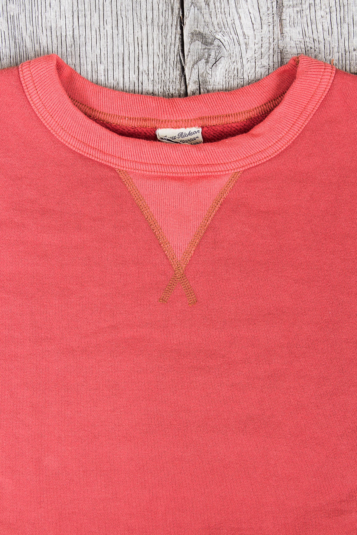 Buzz Rickson´s Loopwheel Sweatshirt 4-Needle Red