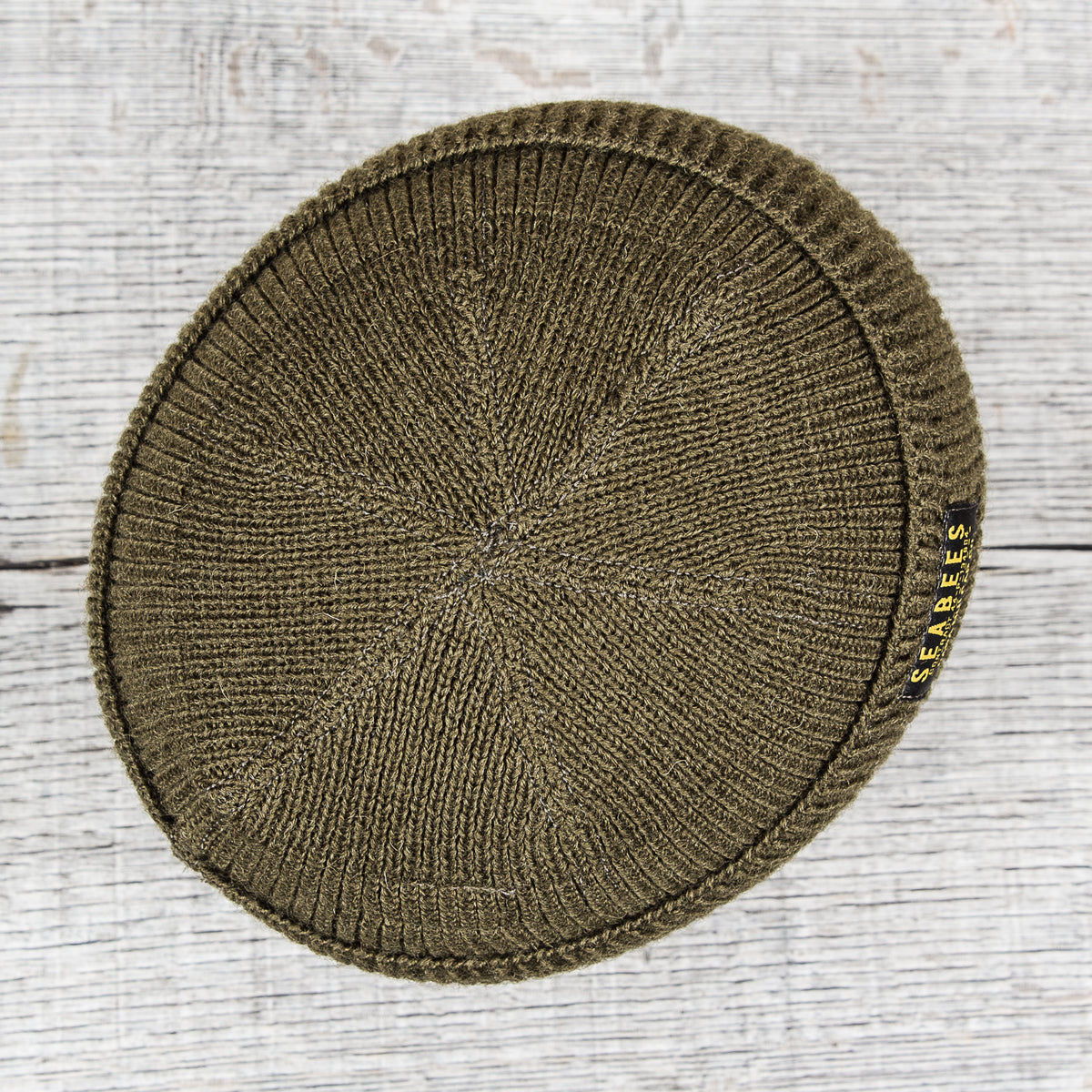 Papa Nui Cap Co. Seabees Watch Cap Olive Wool
