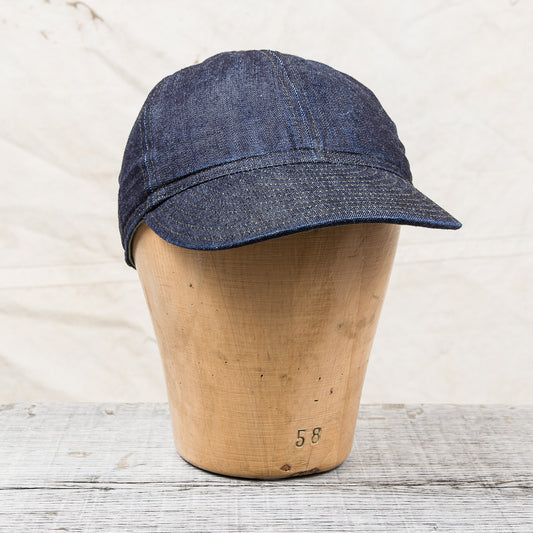 Papa Nui Cap Co. Grease Monkey Indigo A-3 Cap
