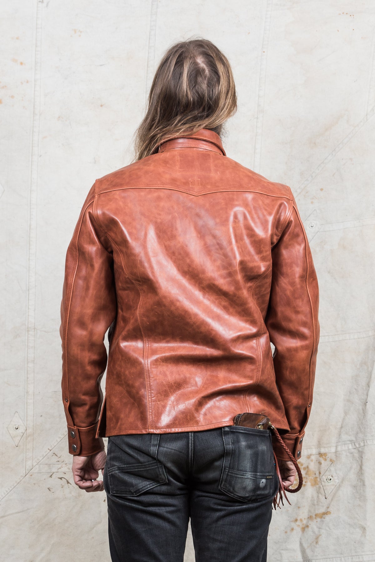 Indigofera Eagle Rising Horsehide Leather Jacket