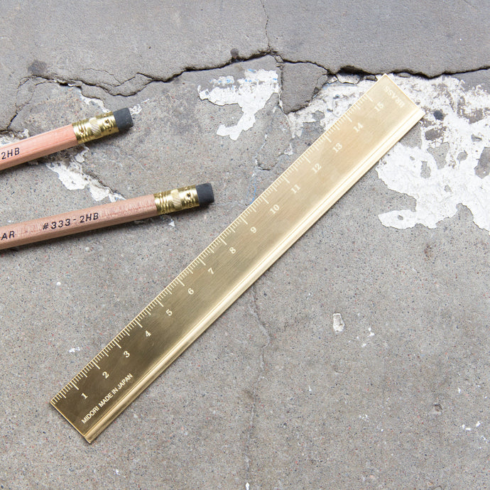 Traveler’s Company Midori Brass Ruler