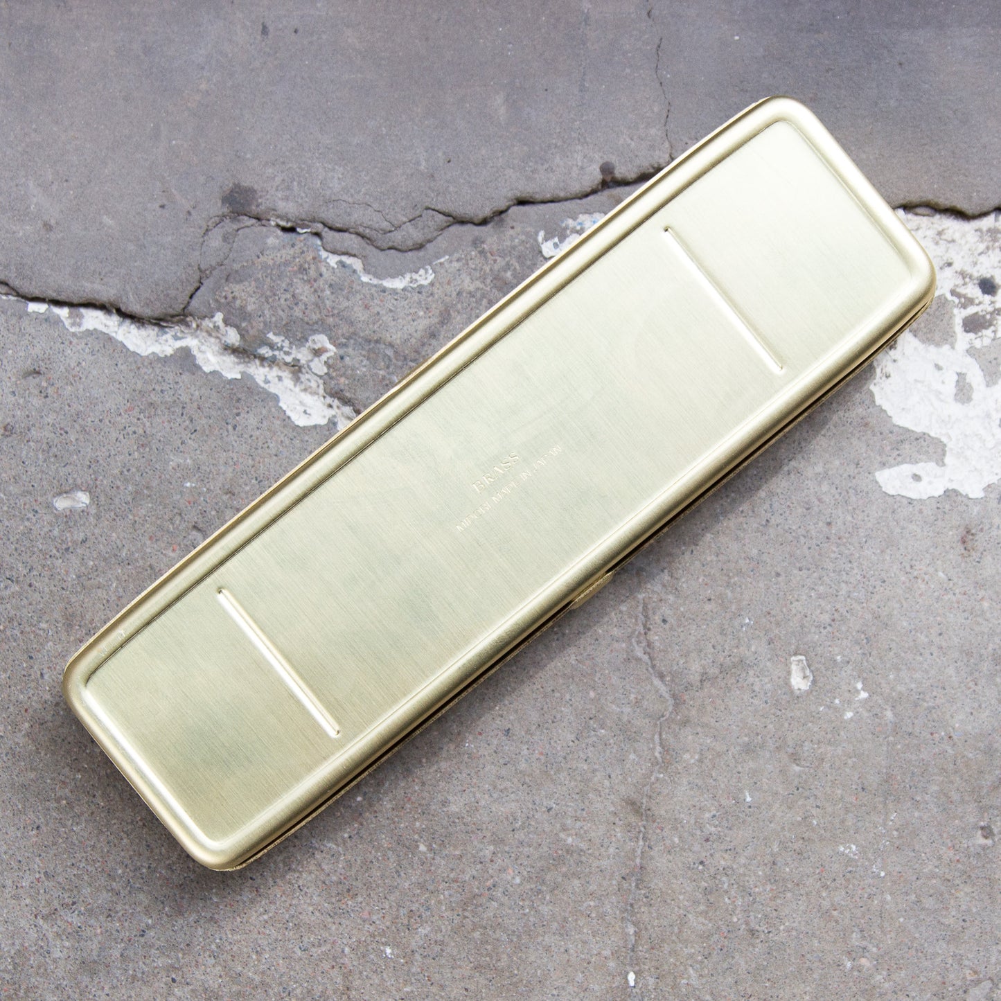 Traveler's Company Solid Brass Pen Case Made in Japan