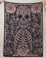 Björn Atldax × Indigofera Dia De Muertos Wool Blanket