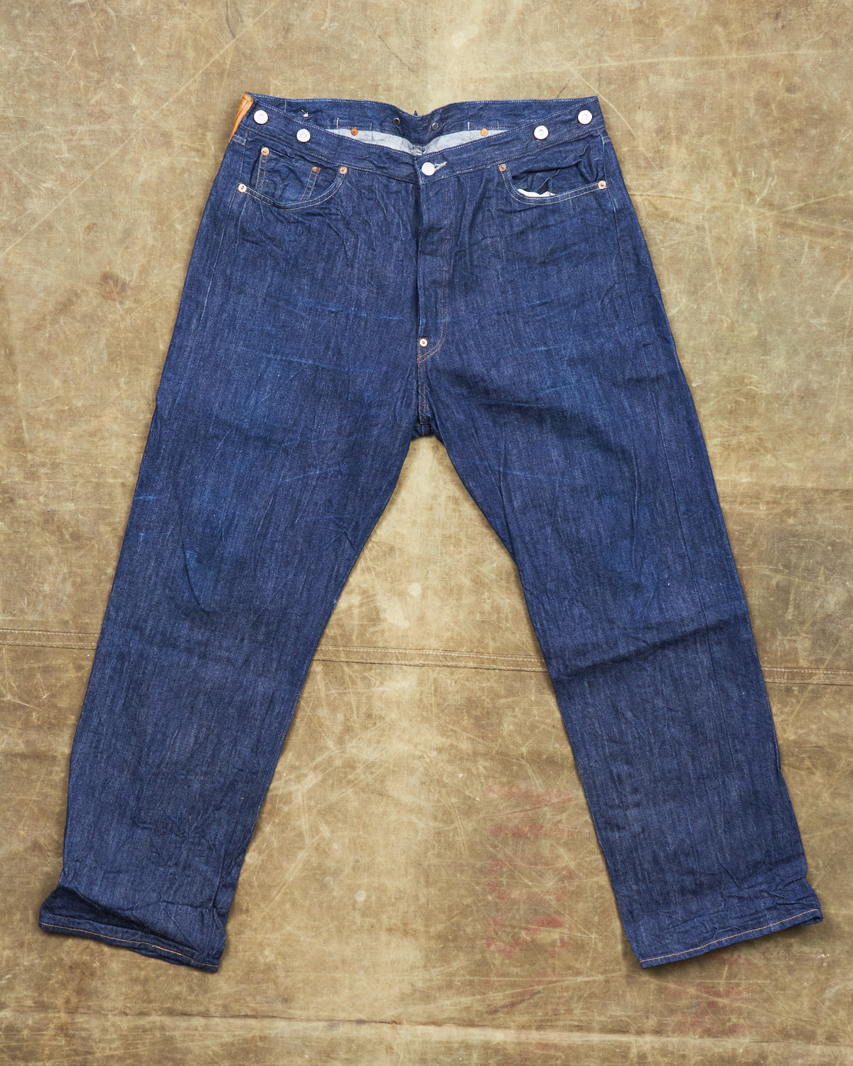 Second Hand Levi's Vintage Clothing Made in USA 1915 501XX W 38 / W 34