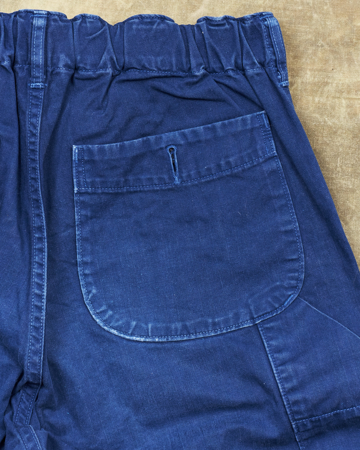 Second Hand OrSlow French Work Pants Navy HBT Twill Size EU XS / JPN 1