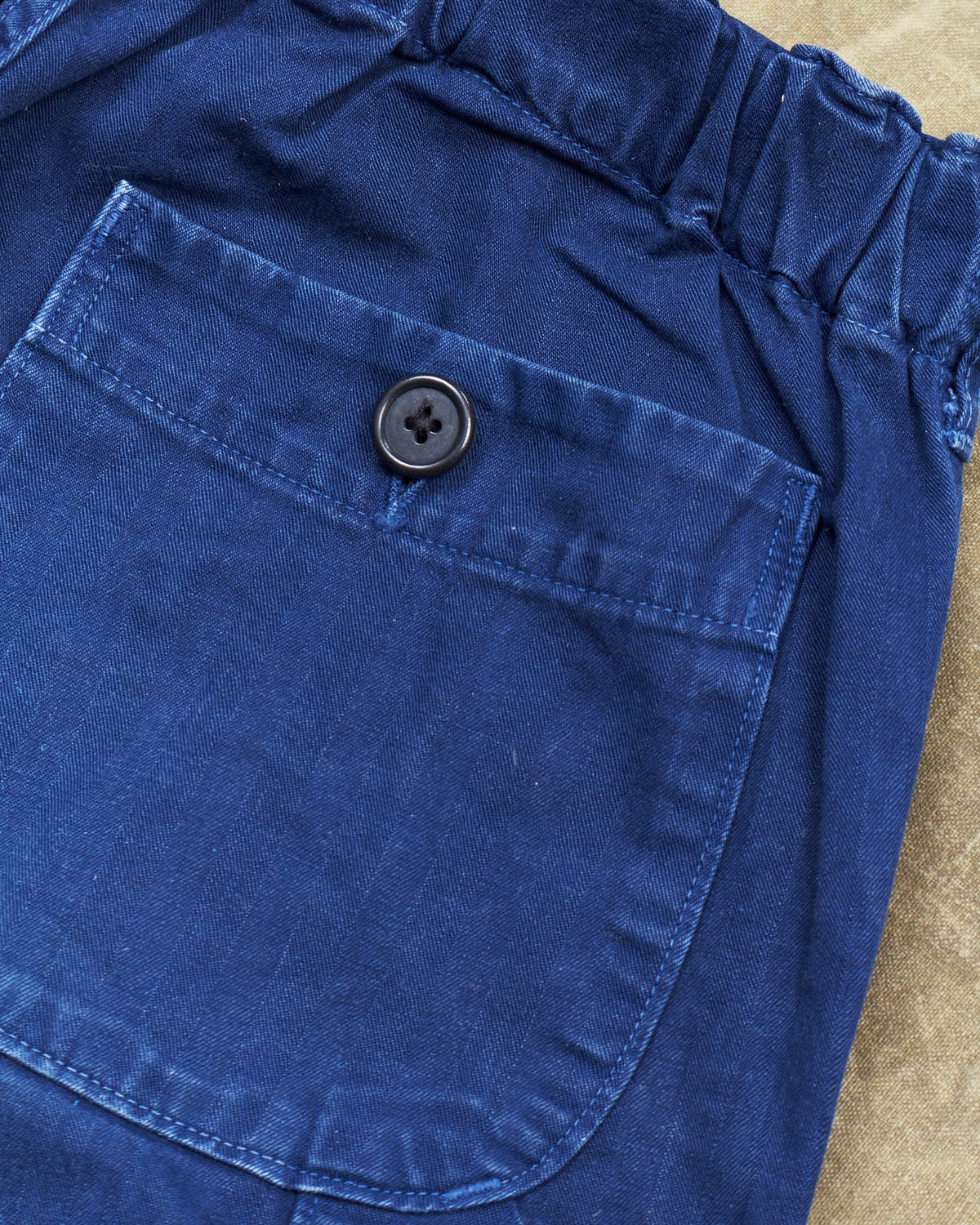 Second Hand OrSlow French Work Pants Navy HBT Twill Size EU XS / JPN 1