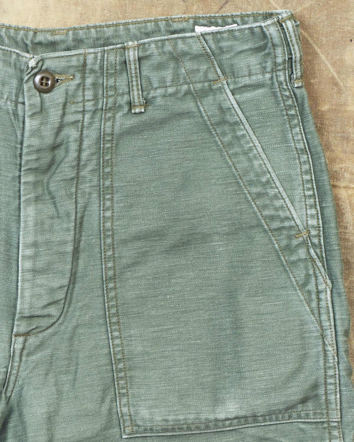 Second Hand OrSlow 5002 Fatigue Pants Green Size EU S / JPN 2