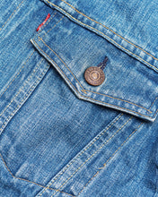 Second Hand Levi's Vintage Clothing 60's 70505-0217 Tiger Embroidered Denim Jacket