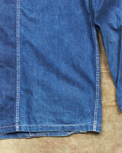 Vintage 40s Laurel Leaf Button Denim Work Jacket