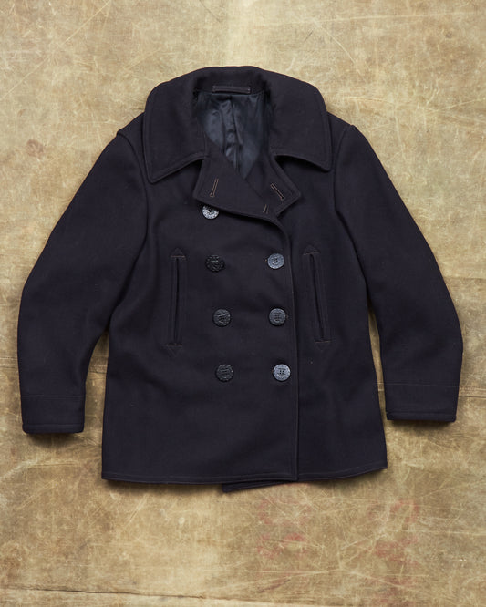 Second Hand Freewheelers 1931013 1930s Model U.S. Navy Overcoat Size 42