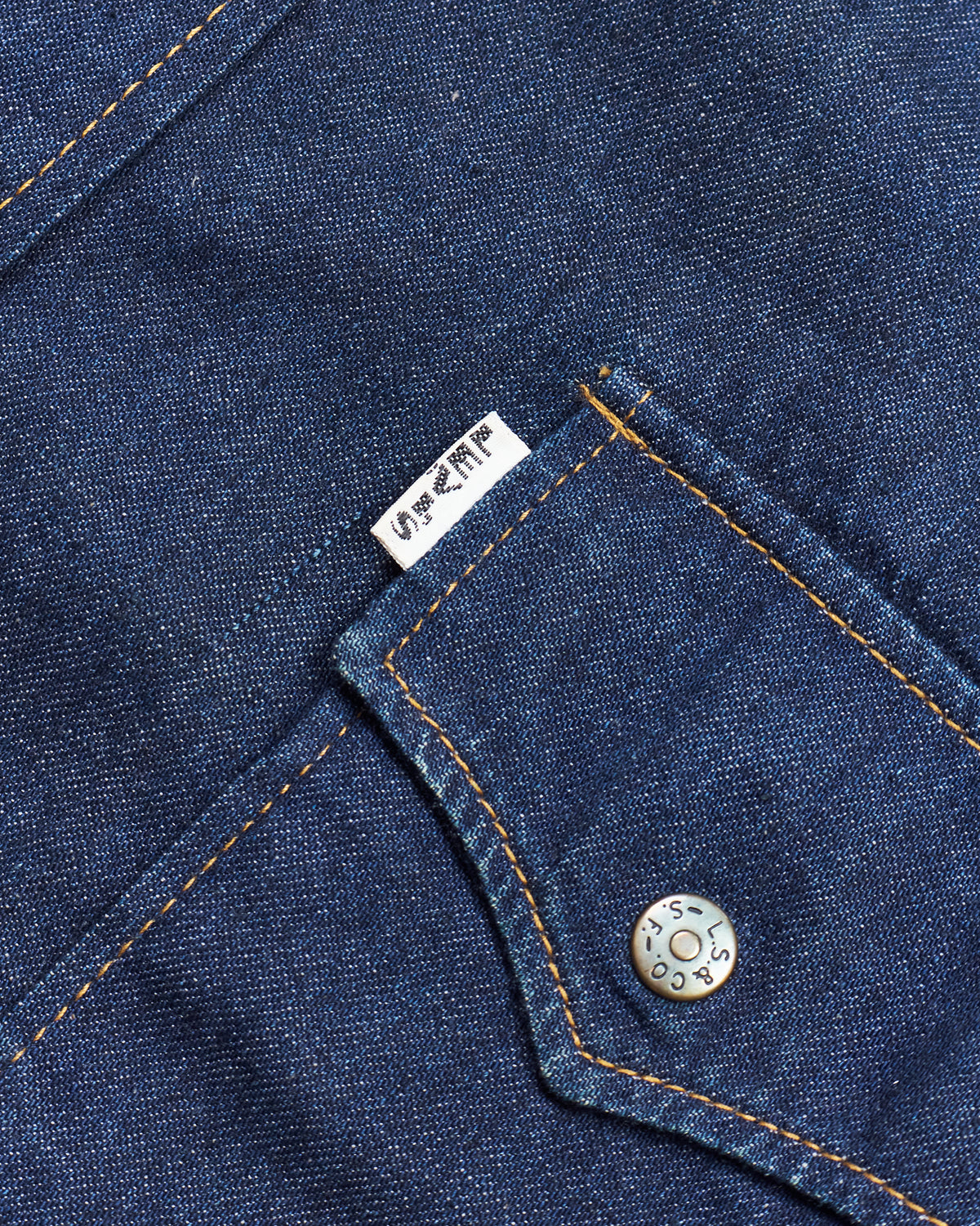 Vintage Levi's Big E Denim Shirt Size 16(L) Made in UK